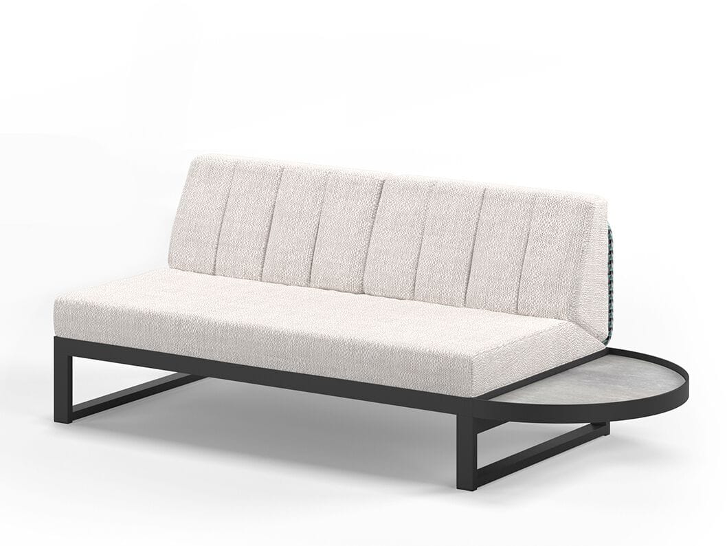 2-местный модульный тканевый диван с журнальной стойкой MAMAGREEN Munia ARCH-00077745