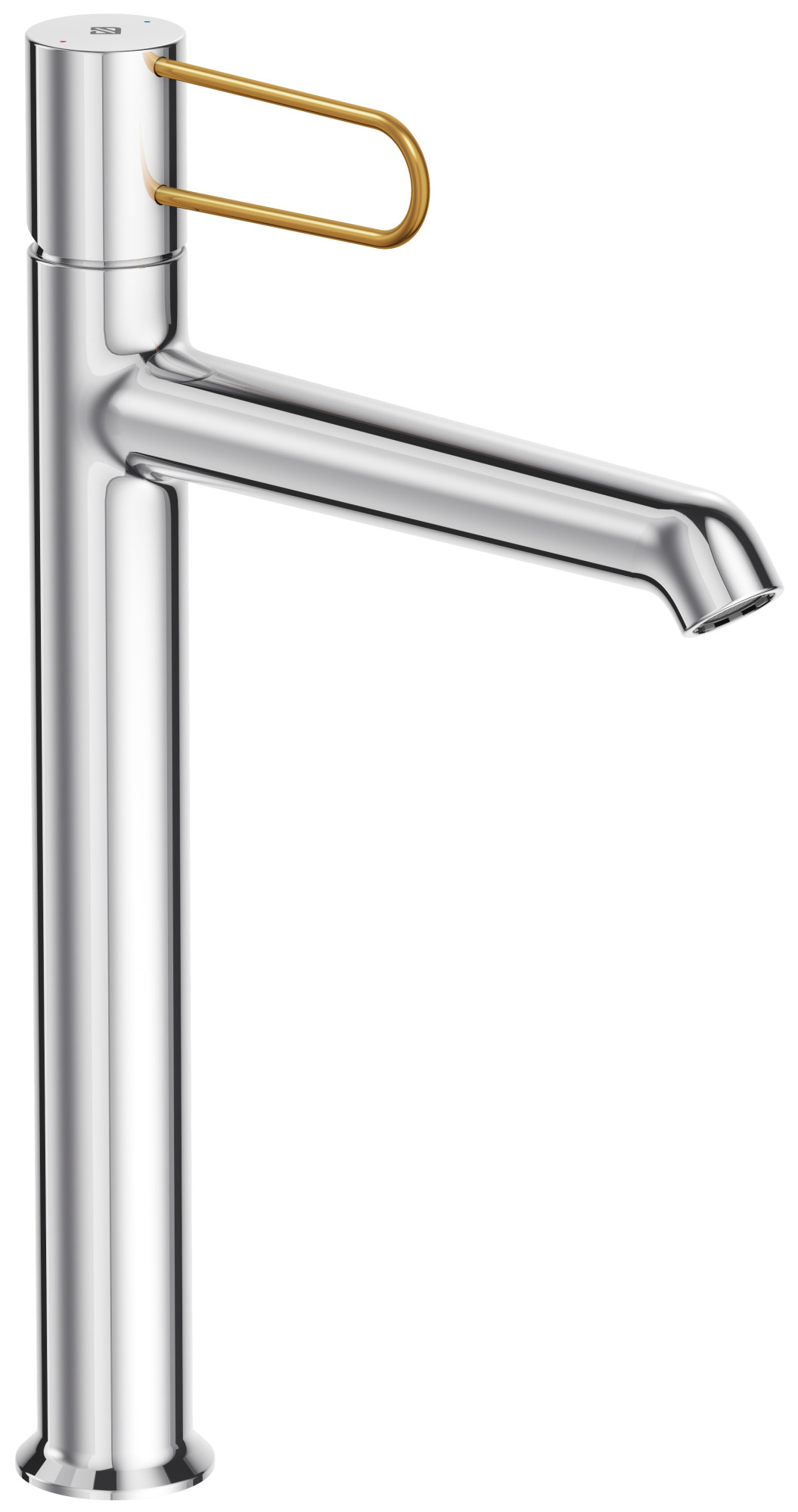 E21031-GLD-CP Высокий однорычажный смеситель для раковины без донного клапана JACOB DELAFON ODÉON RIVE GAUCHE ODEON RIVE GAUCHE