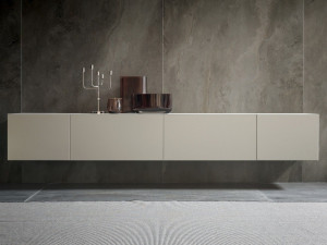 Деревянный подвесной шкаф