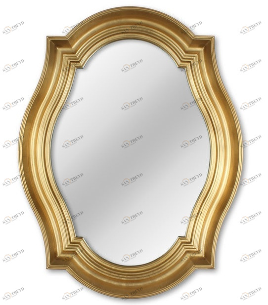 Зеркало настенное овальное золото Casablanca Gold ART-ZERKALO ДИЗАЙНЕРСКИЕ, ЗЕРКАЛЬНАЯ 00-3948375 Зеркальный;золото 