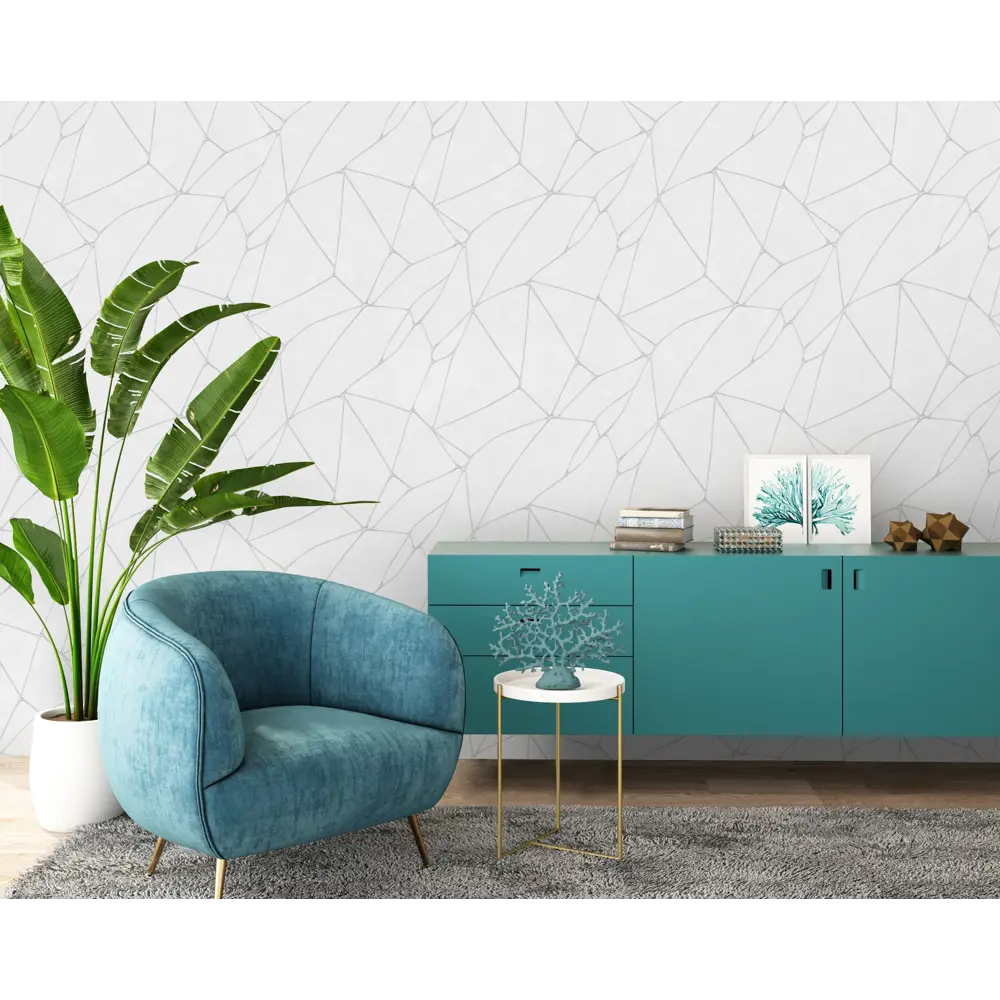 Флизелиновые обои Ateliero Tempo - белые рельефные для интерьера 89374601 STLM-1444106 - Вид №3