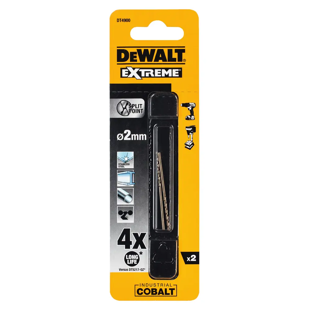Сверло по металлу Dewalt 2х49 мм 18748148 STLM-2108281  - Вид №1