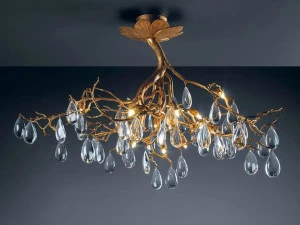 Serip Подвесной светильник прямого света из бронзы с кристаллами Fascinium Ct3298/12