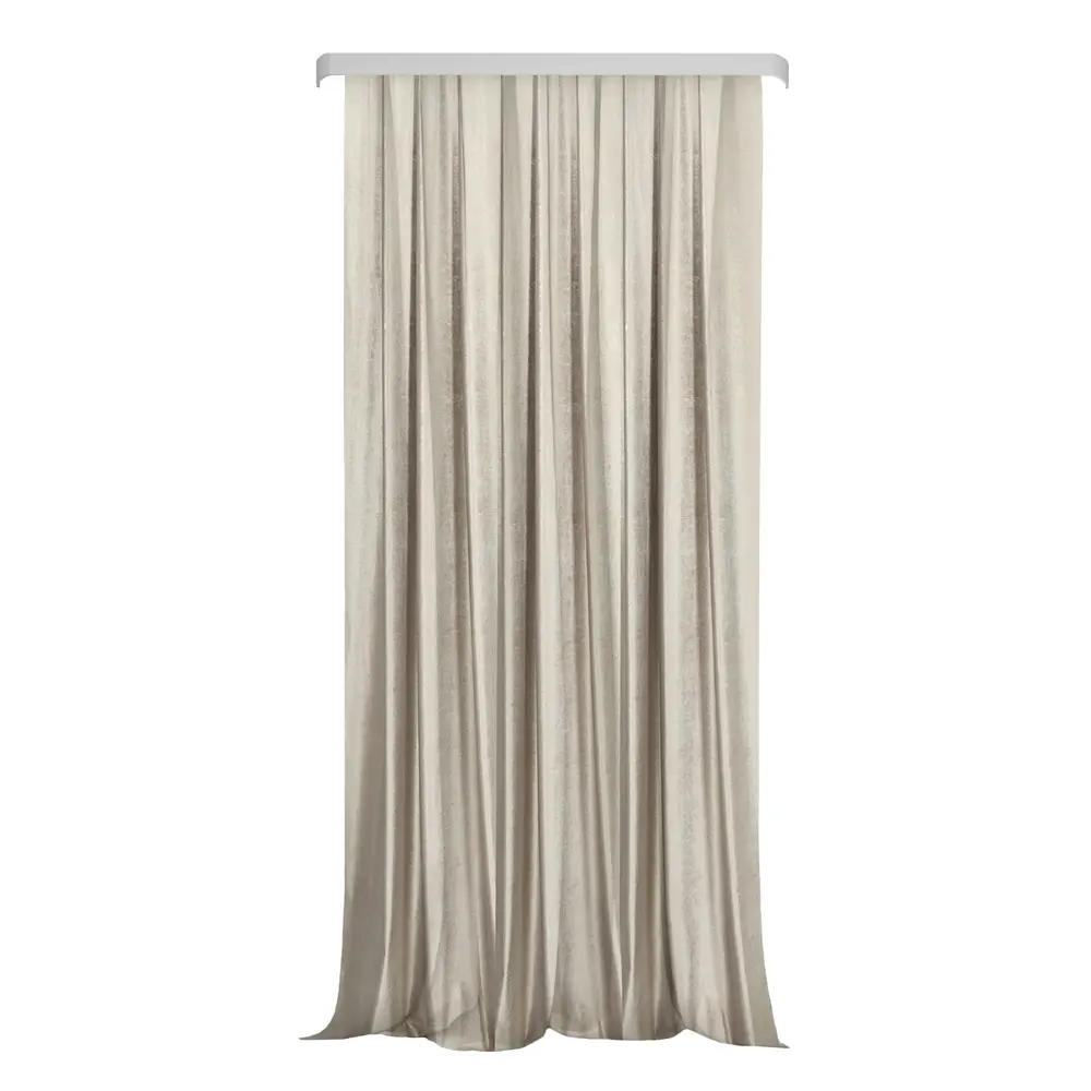 Штора на ленте Сияние 200x280 см цвет светло-бежевый 89429974 STLM-2014741 Santreyd  - Вид №1