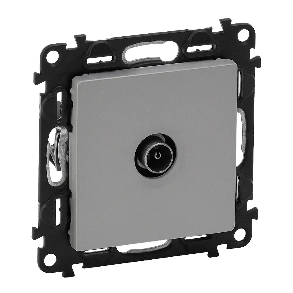 Розетка телевизионная Legrand VLN-L Звезда цвет алюминий 82762998 STLM-2070536 Valena Life