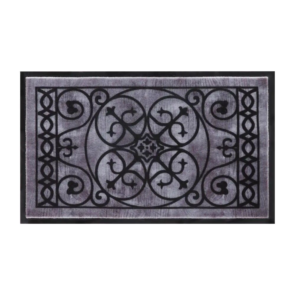 Коврик Inspire Retro 45x75 см полиэстер на ПВХ цвет серый 83342250 STLM-2101444  - Вид №1