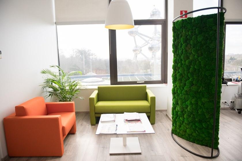 GREEN MOOD Отдельностоящая звукопоглощающая зеленая стена из стабилизированных растений G-line sun-id-1486599 - Вид №4