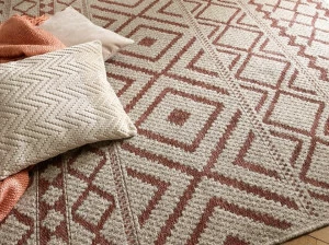 De Dimora Прямоугольный коврик с геометрическими мотивами Atmosphere