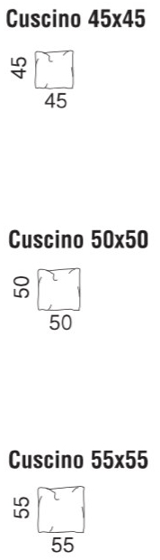 Former In Italia Подушка из кожи квадратная My way plus Cvd111/cvd112/cvd113  - Вид №3