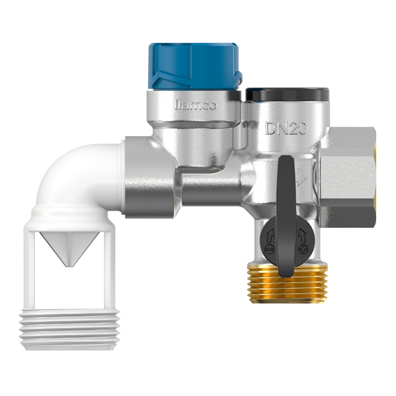 Группа безопасности водонагревателя Flexbrane Flamco CE-H3/4горизонтальная 28388