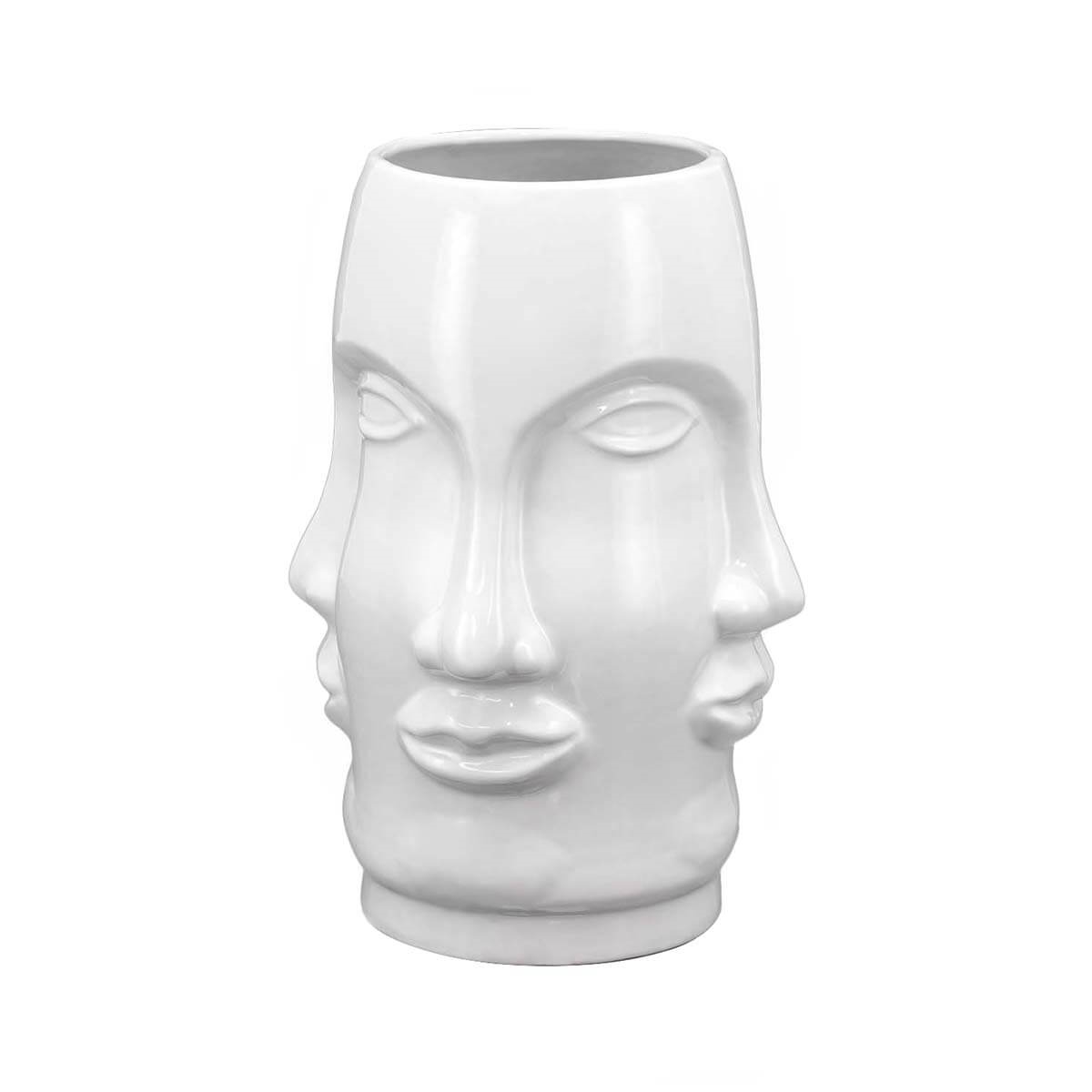 200447,02 ABHIKA ВАЗА MING FACE SILVER 200447.02 - Вид №3