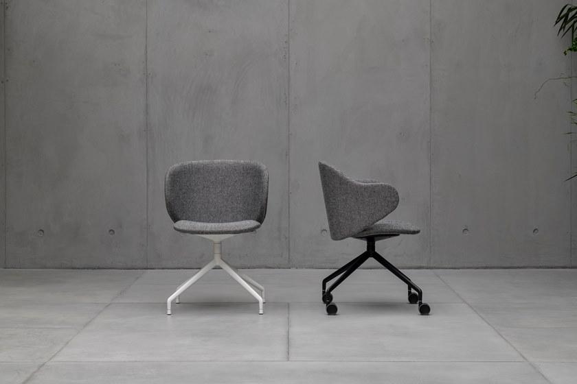 Kristalia Вращающееся кресло из ткани на колесиках Dua sun-id-1411310 - Вид №1