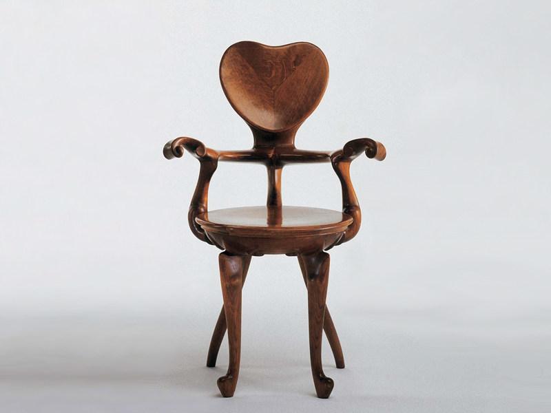 BD Barcelona Design Кресло из массива дерева с подлокотниками Calvet sun-id-1505045 - Вид №2