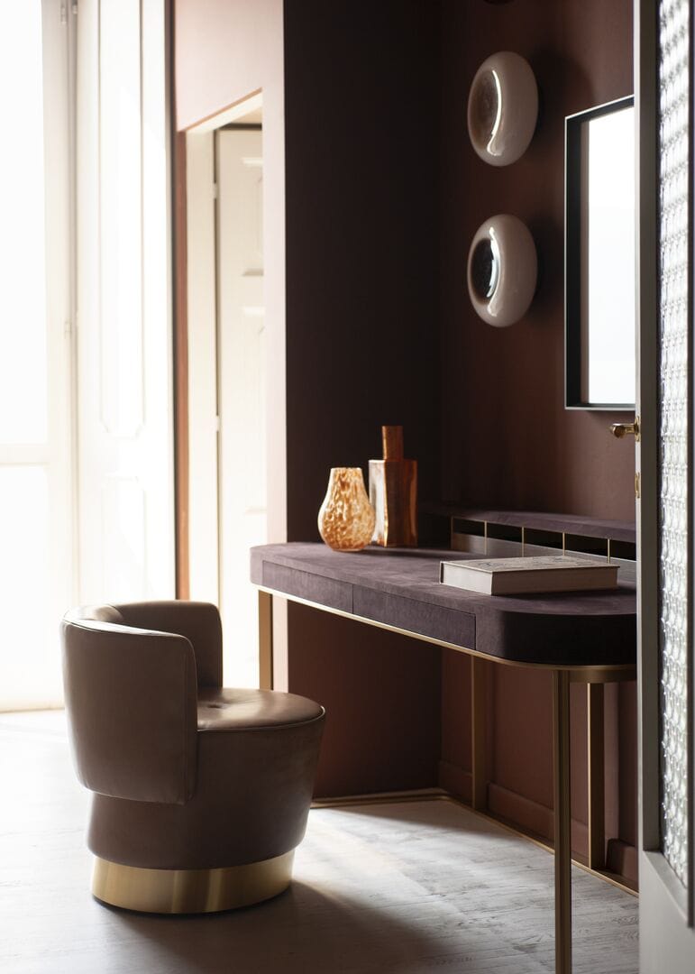 Кожаное кресло с подлокотниками Baxter Anais ARCH-00129083 - Вид №3