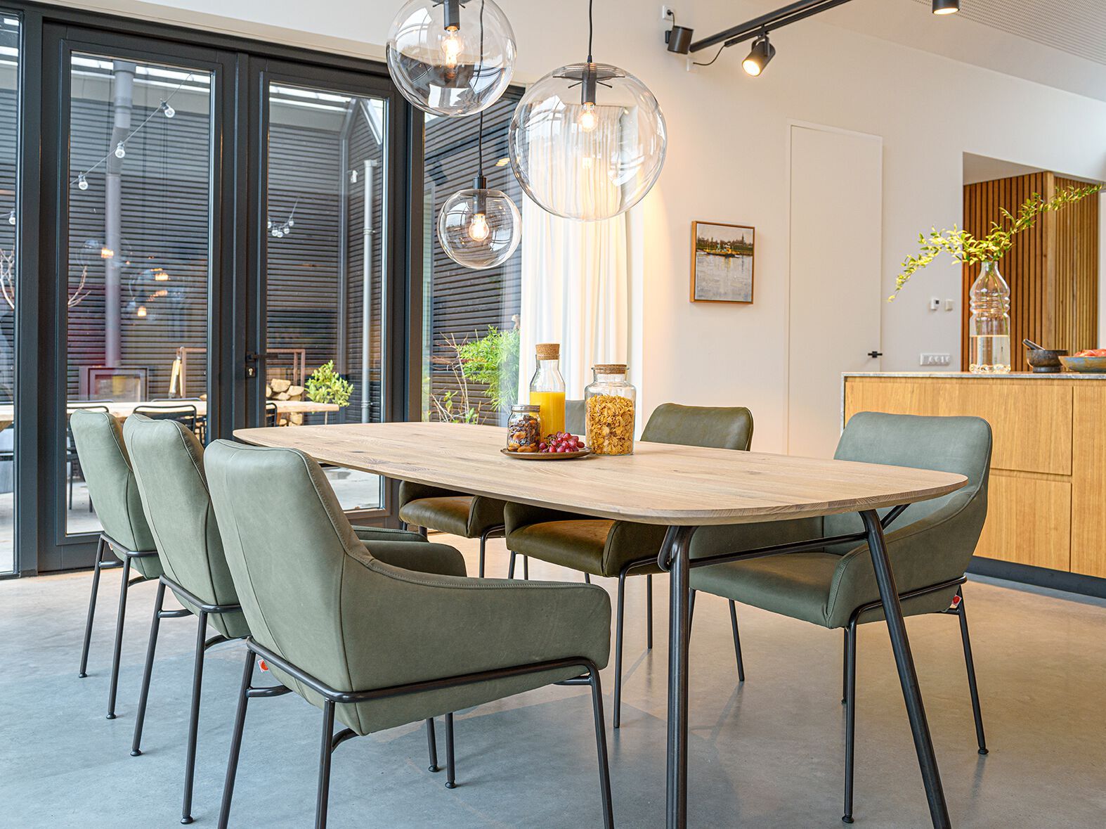 Прямоугольный стол из стали и дерева Jess Vain ARCH-00065278 - Вид №4