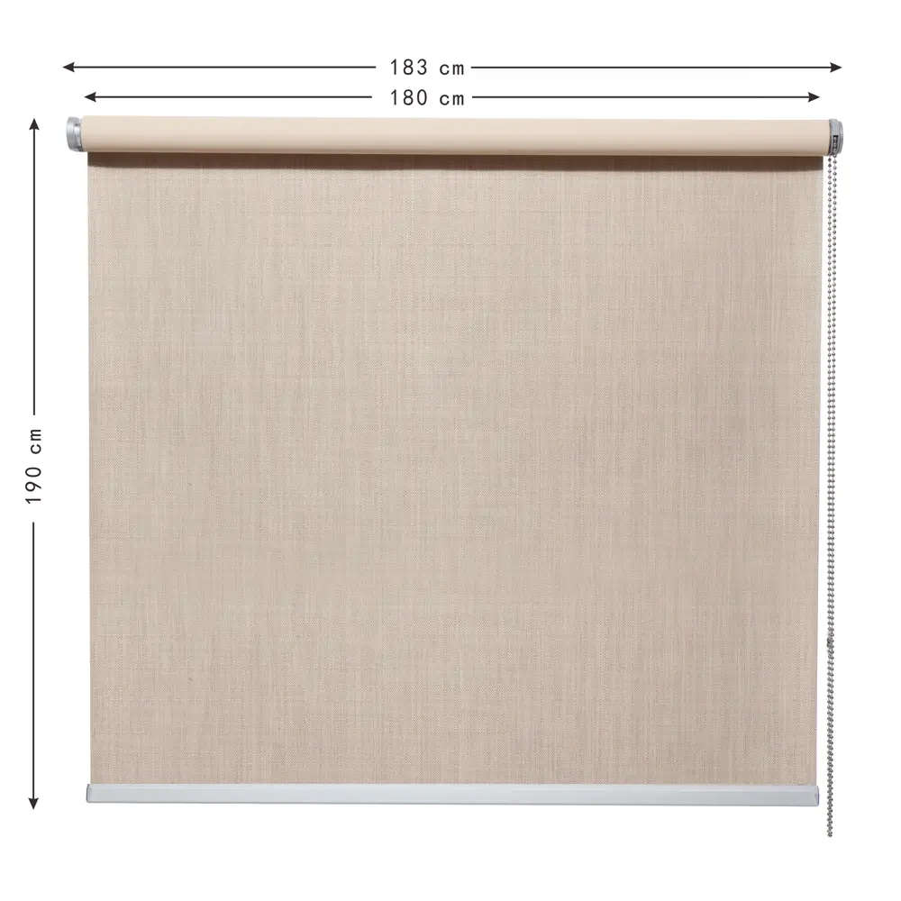 Штора рулонная блэкаут Inspire Natal 180x190 см бежевая Trench 5 82689645 STLM-2092235 - Вид №2