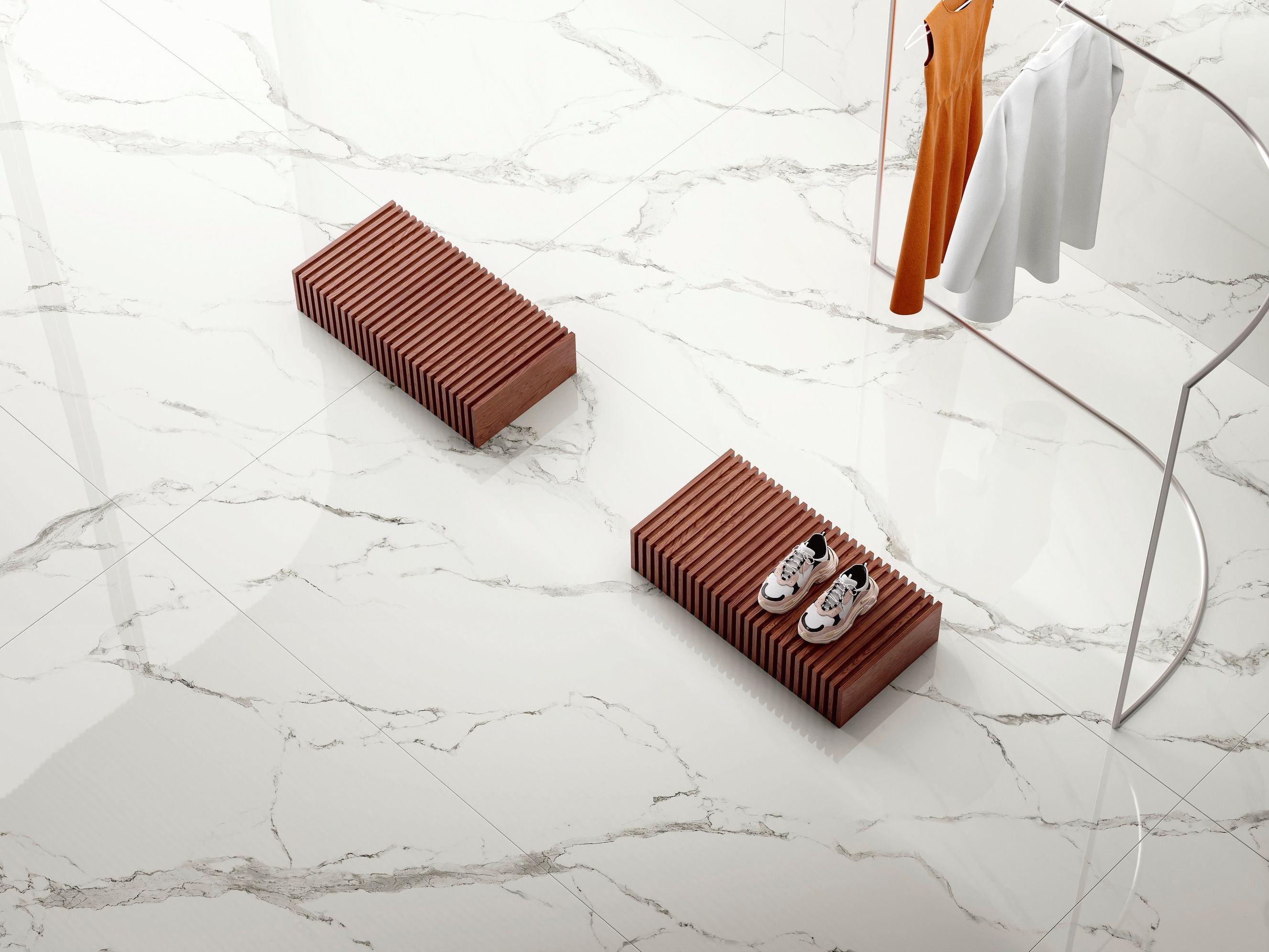 Пол / керамогранит с мраморным эффектом Fiandre Marmi Maximum ARCH-00037705 - Вид №3