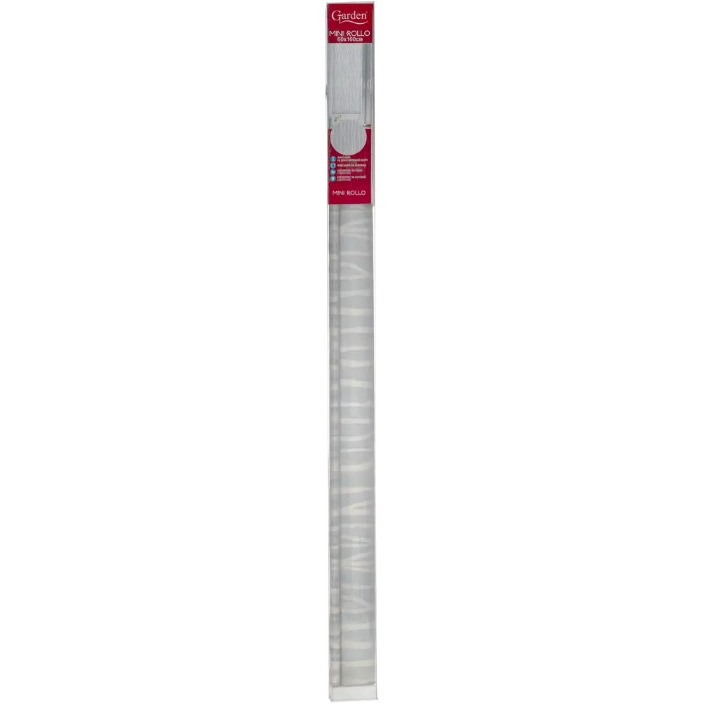 Штора рулонная Смуги 60x160 см бирюзовая GARDEN STLM-2166638 - Вид №5