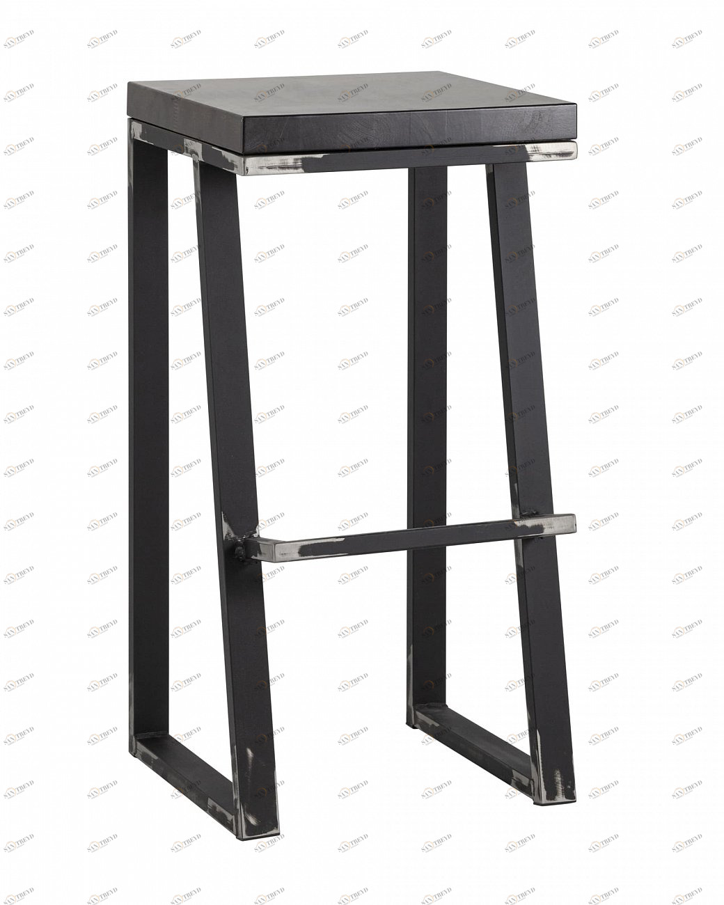 Барный стул коричневый с деревянным сиденьем "Терракс" STOOL GROUP  00-3945992 Коричневый 