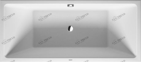 700418..0000000 Ванна, отдельно стоящий вариант Vero Air #700418 1800 x 800 мм Белый Alpin Duravit