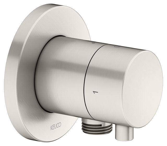 59557011101 Встраиваемый запорный вентиль с переключателем на 2 потребителя и выводом для шланга DN 15 KEUCO IXMO - Вид №3