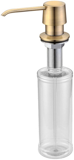 Встраиваемый дозатор ZorG Inox ZR-20 BR для жидкого мыла, бронза