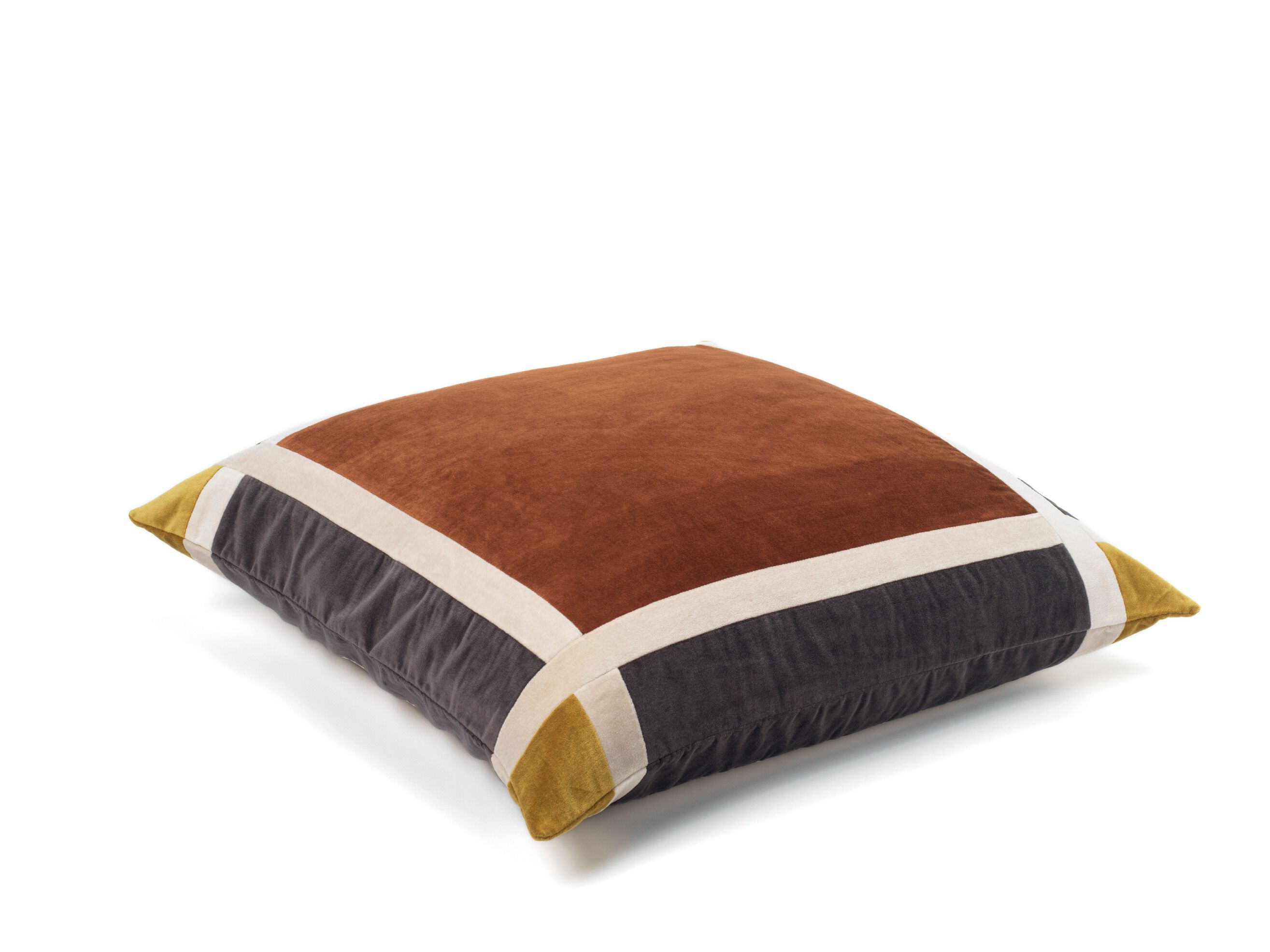 Квадратная подушка из бархата с геометрическим рисунком Élitis MELIE ARCH-00123728 - Вид №9