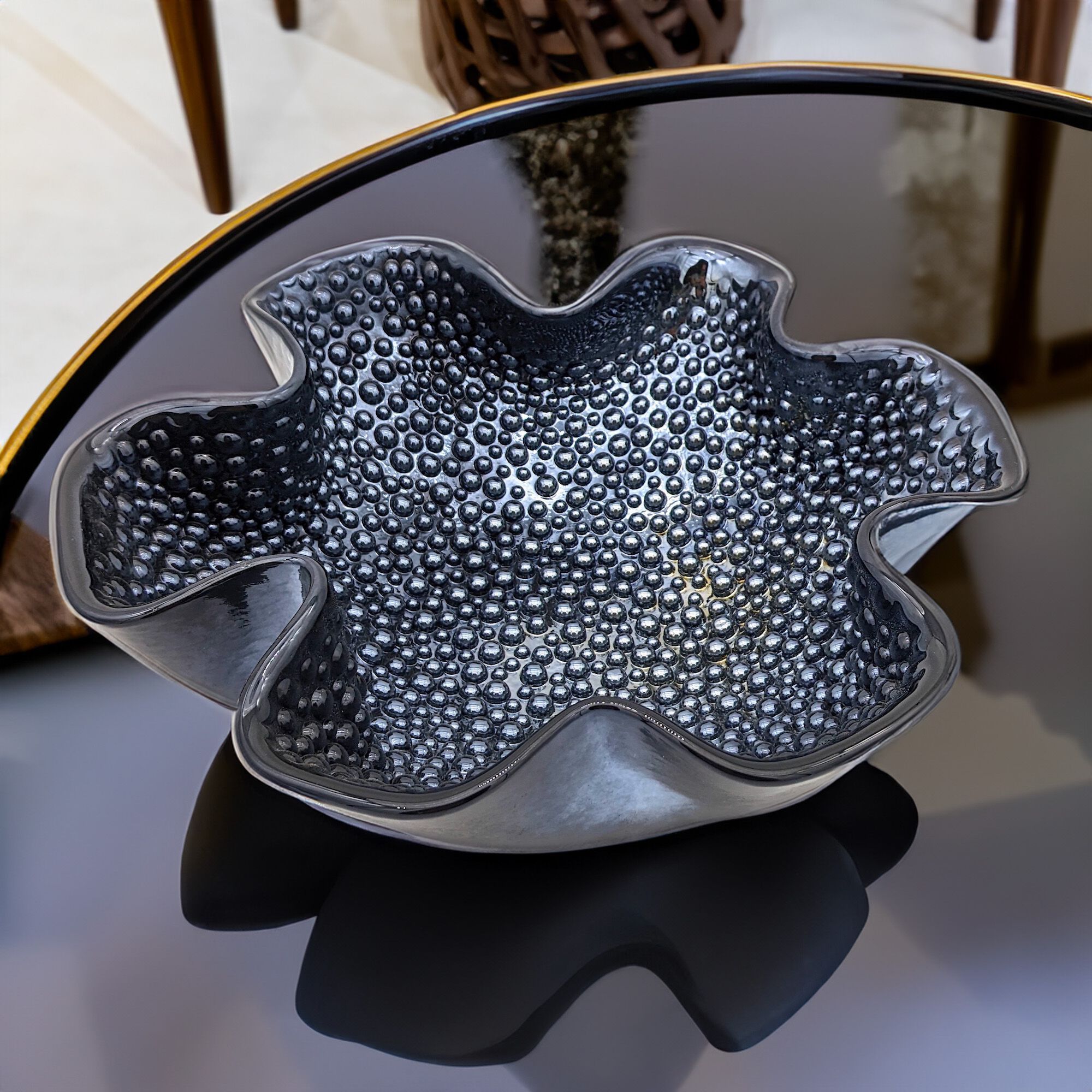 Черные центральные элементы из муранского стекла YourMurano Design Bowls ARCH-00067214 - Вид №2