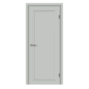 Комплект двери Лион глухая 60x200 см Hardflex цвет серый жемчуг без доборов