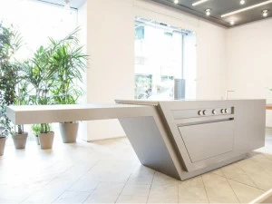 Strato Cucine Кухня из нержавеющей стали с островом Uniqueness