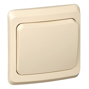 BC10-004K ЭТЮД С/У 1-клавишный ПЕРЕКЛЮЧАТЕЛЬ 10 АХ, КРЕМОВЫЙ Schneider Electric