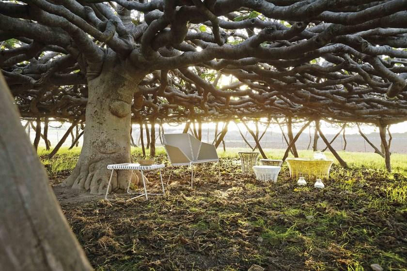 GANDIABLASCO Садовый столик из нержавеющей стали Aram sun-id-1428479 - Вид №3