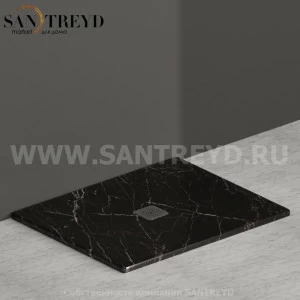 DT100PN Душевой поддон 100x80 керамический Globo