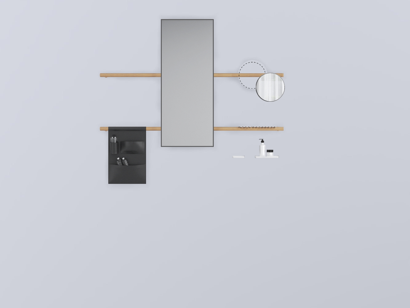 SWSTRE-RN+SWSPR-CM+SWSPI-CM+SWM10-BI+SWM20-BI+SWSCR-NE . прямоугольный дерево cielo Siwa Ceramica Cielo
