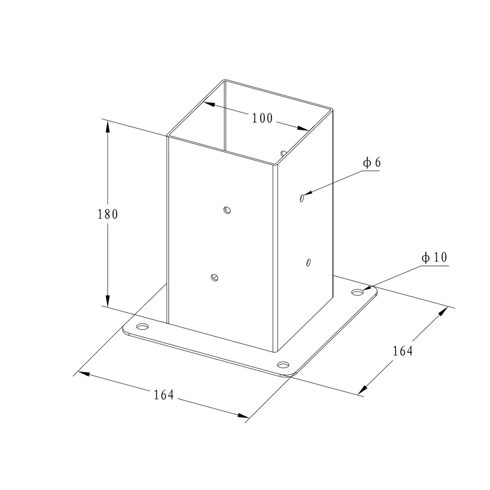 Коннектор бруса Santreyd 100×100 мм для надежного соединения стропил 89372068 STLM-1506079 - Вид №2