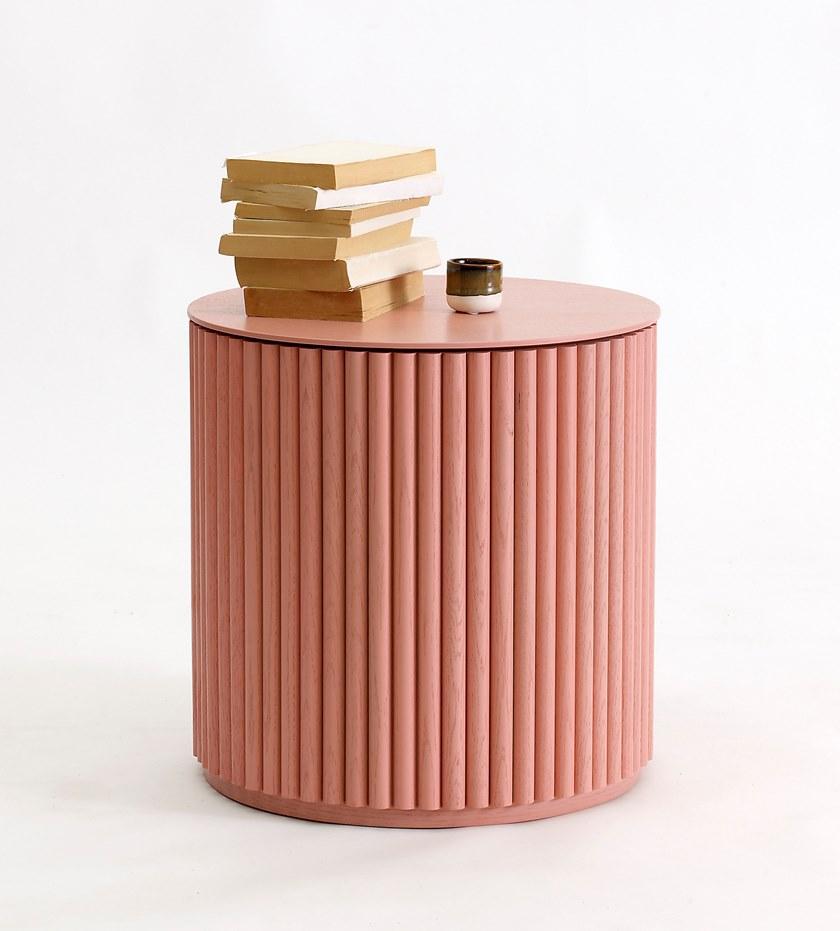 ASPLUND Круглый журнальный столик из дуба Palais sun-id-1504934 - Вид №4