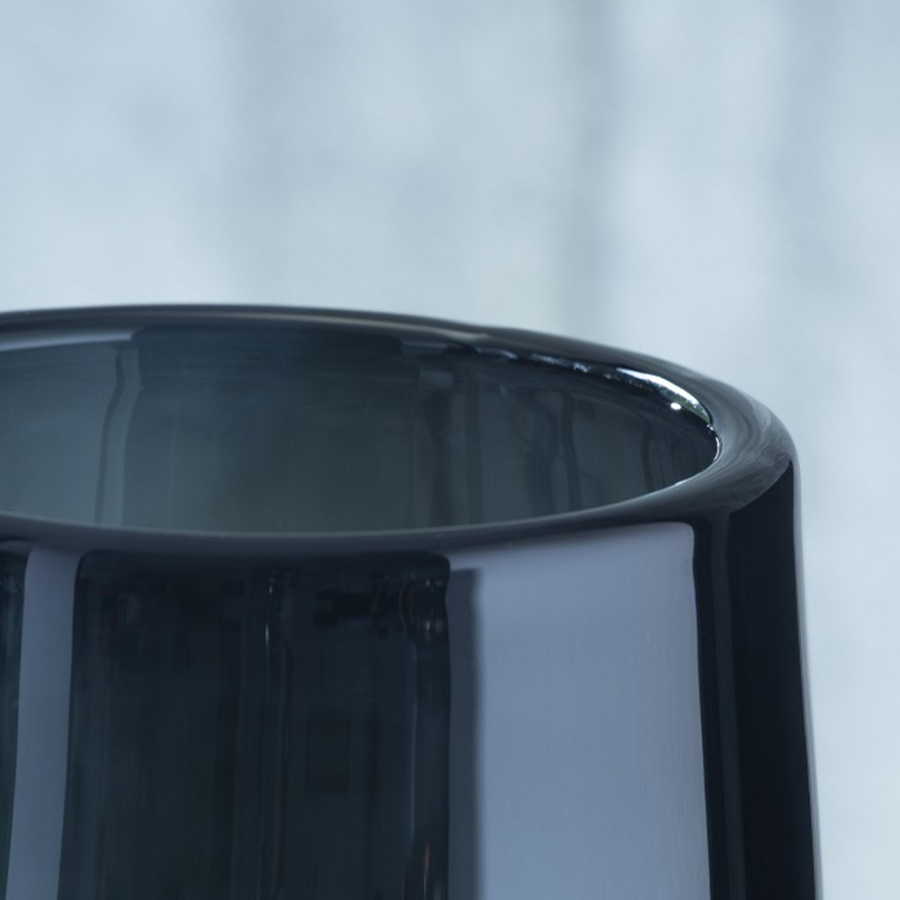 Ваза стеклянная серая 16 см Stems LSA INTERNATIONAL - 300630 Серый  - Вид №4