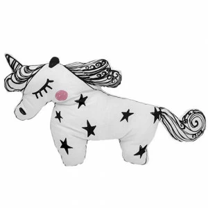 Игрушка-подушка Unicorn 45 х 25 см черная VAMVIGVAM  00-3830892 Черный