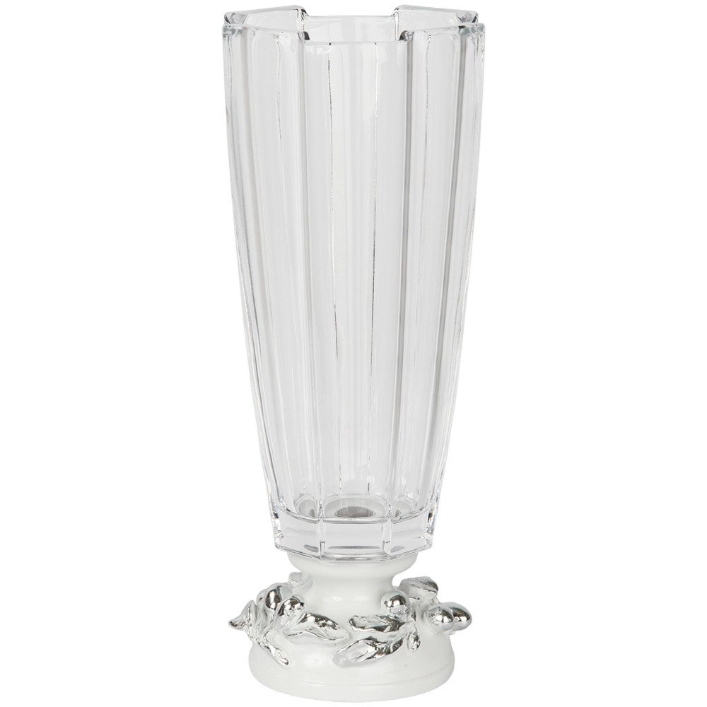 52106+52107 Фруктовница и ваза Oliva Branch Silver BOGACHO  - Вид №6