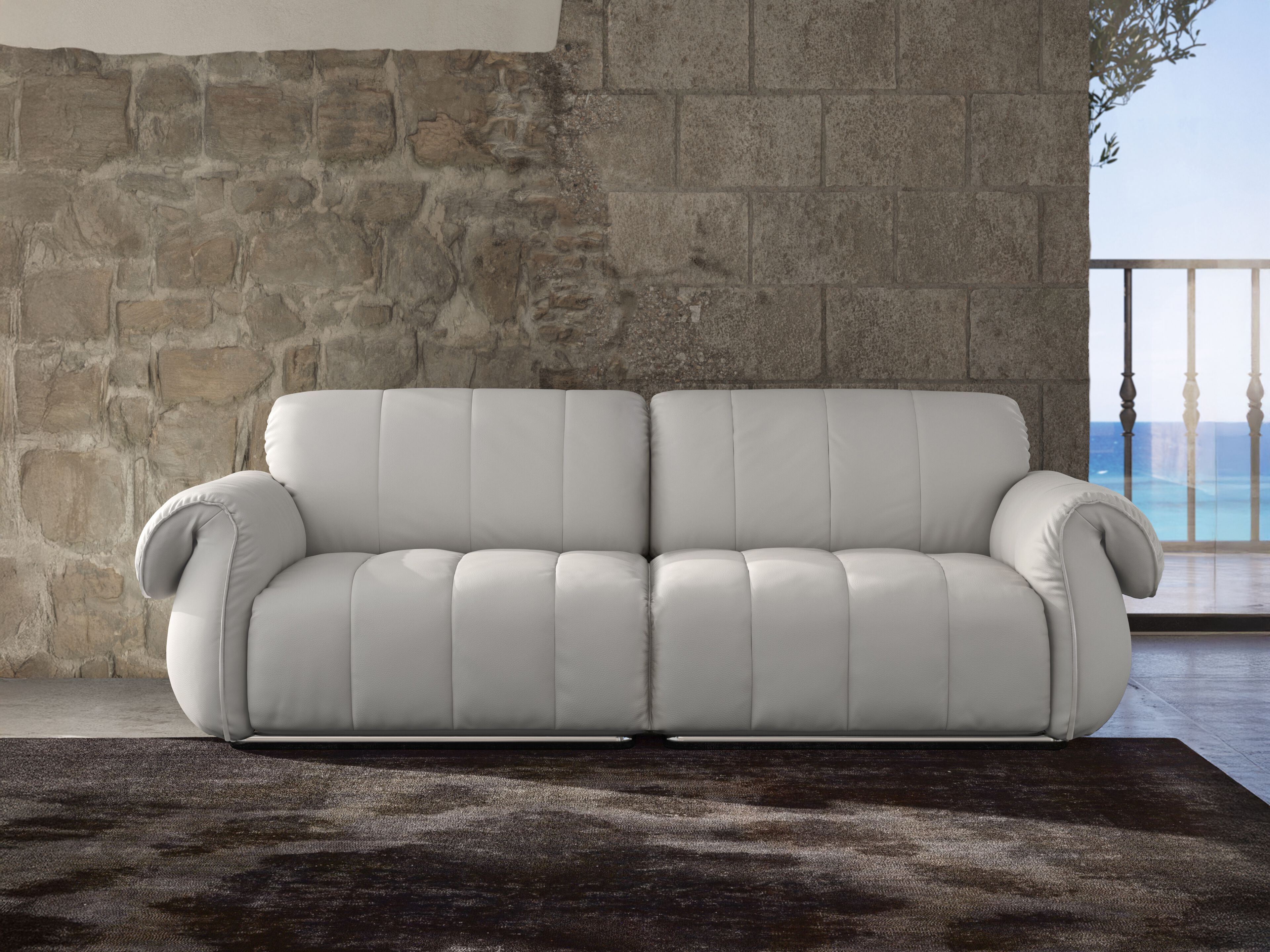 2-местный кожаный диван Natuzzi Italia Icon ARCH-00039063 - Вид №3