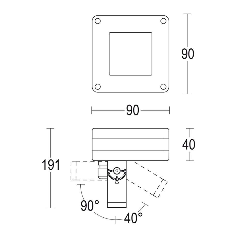 MicroFaro Flat Ghidini Faro Flat .05 Темно-Cерый (Матовый)  - Вид №1