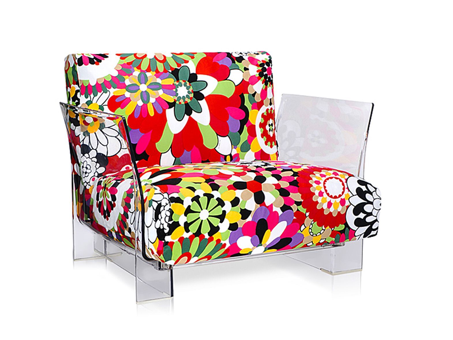 Съемное кресло из хлопка с подлокотниками Kartell POP MISSONI ARCH-00060292