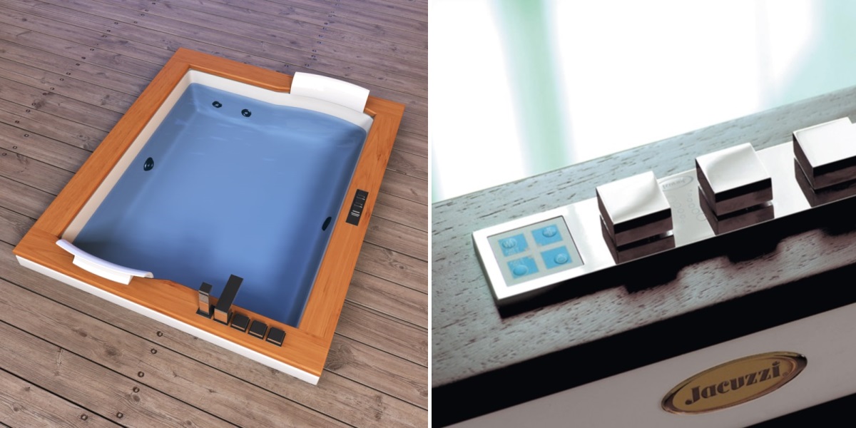 Ванна встроенная с гидромассажем "BASE" Aura Plus 9H43-334 Jacuzzi 9H43334 - Вид №1