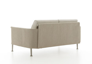 Ткань и веревка садовый диван