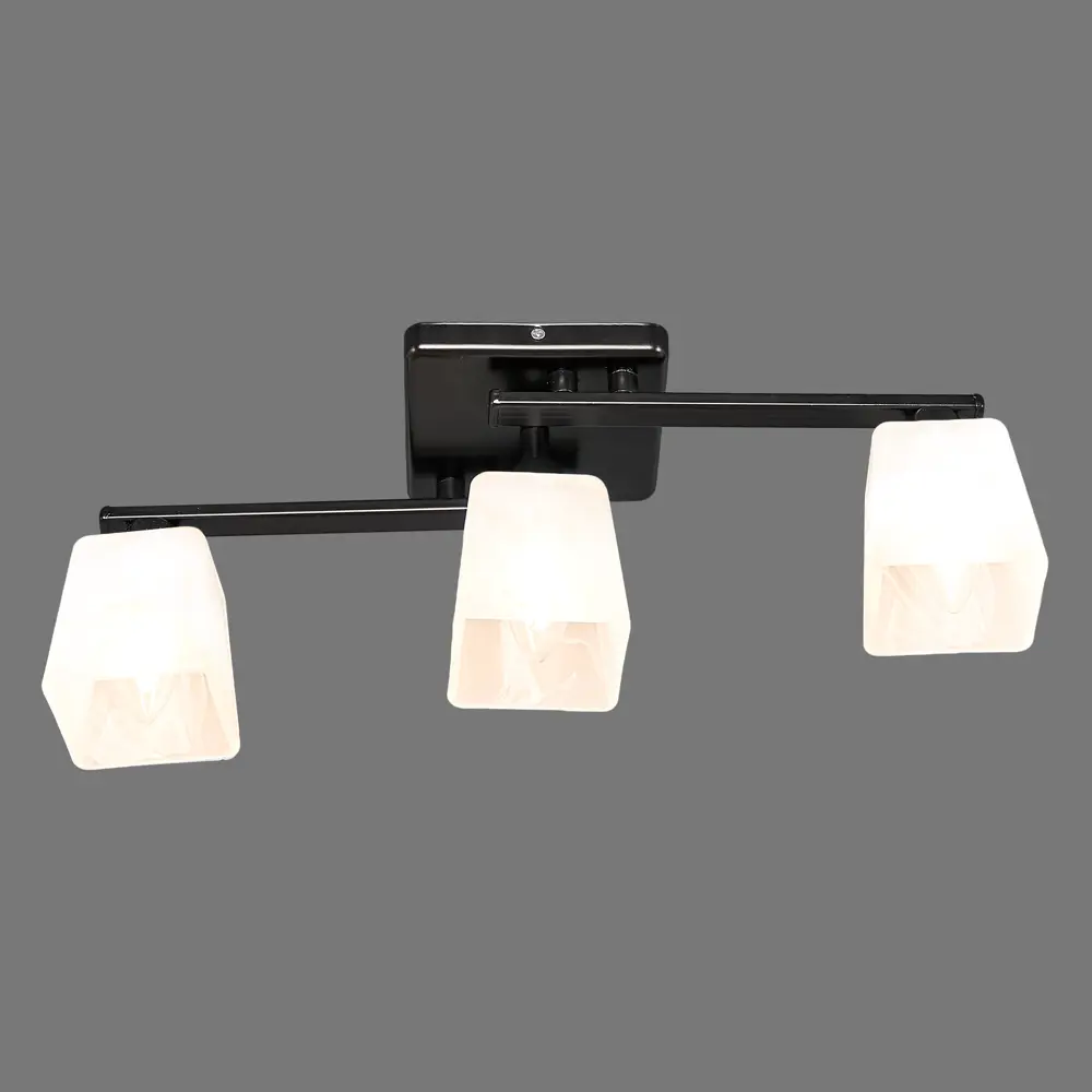 Люстра потолочная "Ивонна" 3хЕ14х60 Вт, цвет чёрный СВЕТУС STLM-2185472 - Вид №3