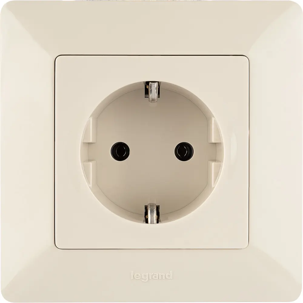 Розетка Legrand Valena life 2 контакта с заземлением цвет слоновая кость 82169344 STLM-2120396 - Вид №8
