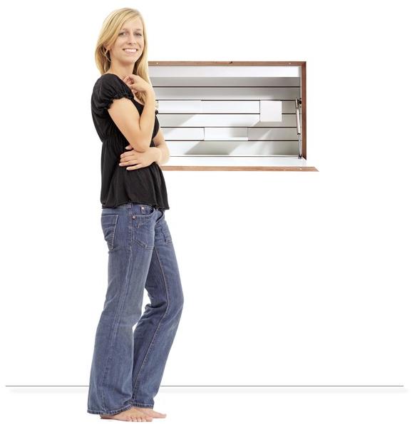 Müller Small Living Деревянный стол с откидными дверцами для ПК sun-id-1390945 - Вид №10