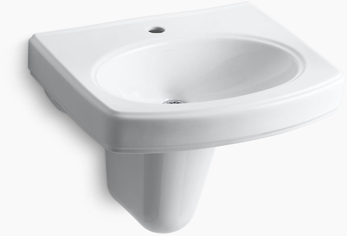 K-2035-1-47 Подвесная раковина настенная прямоугольная Kohler  - Вид №1