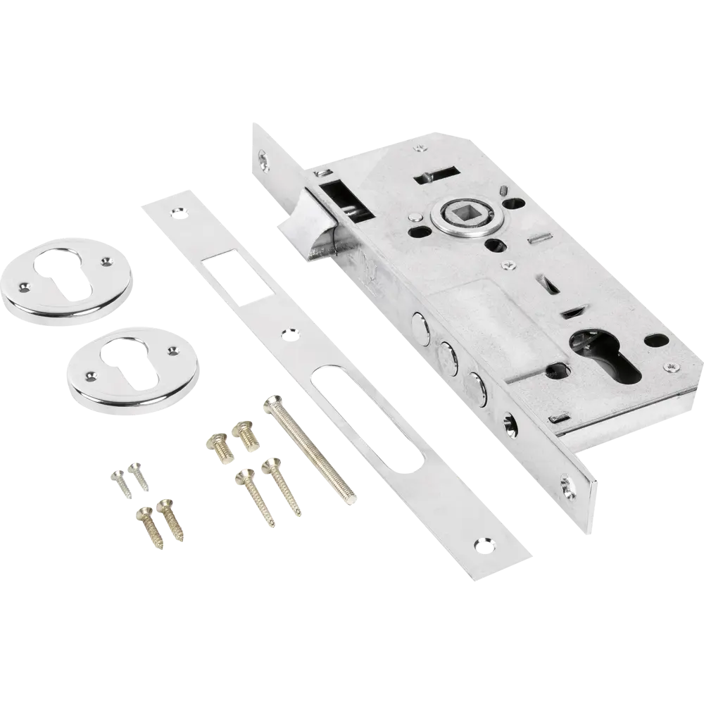 Врезной замок APECS 2600-CR для входных дверей с хромированной отделкой 82207318 STLM-0021993 - Вид №1