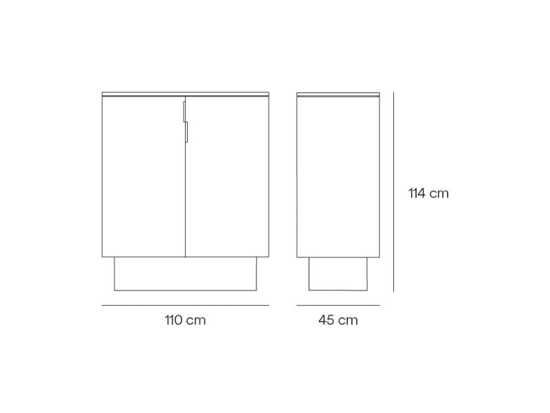 Шкаф из МДФ с распашными дверцами TEULAT Тотем ARCH-00079224 - Вид №7